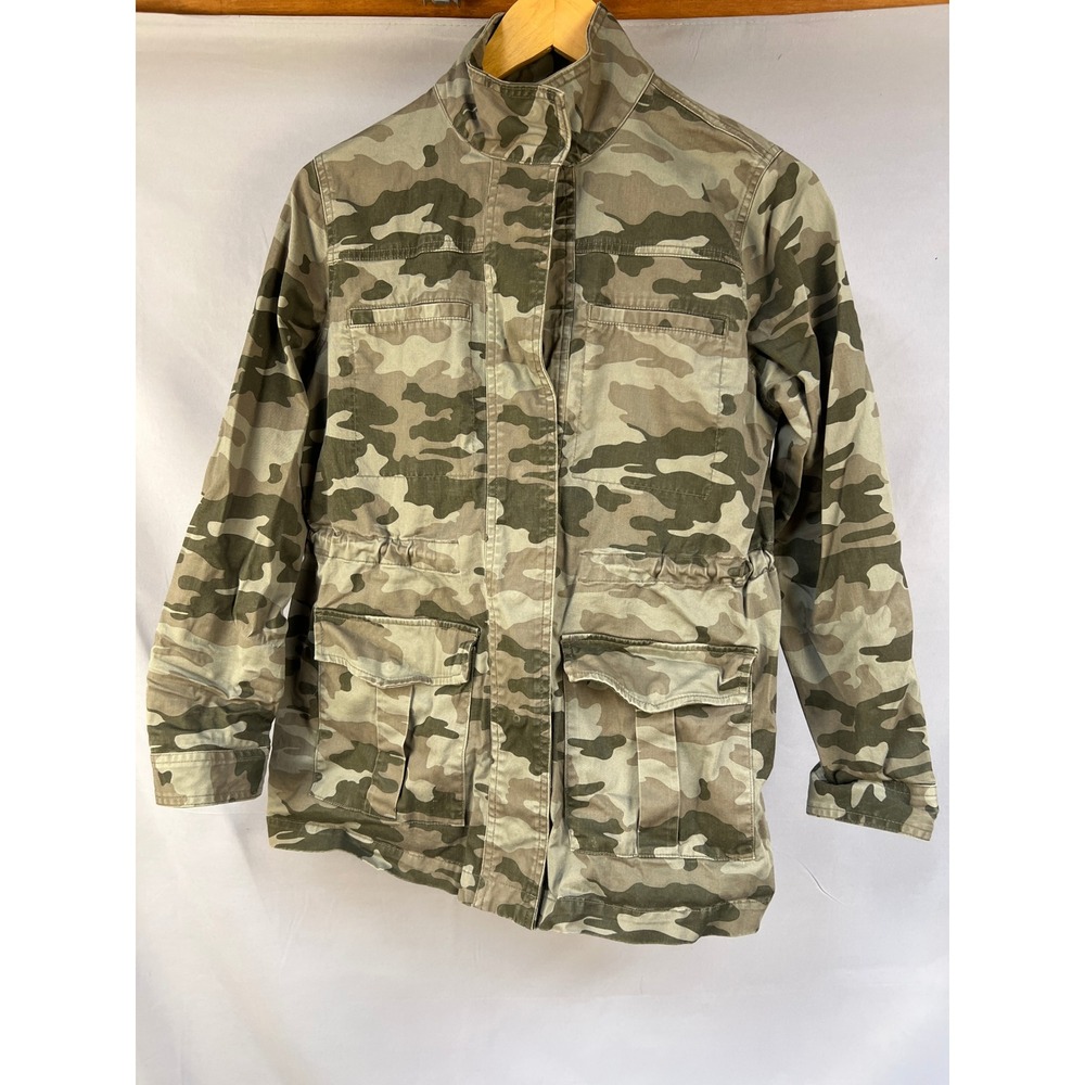Universal Thread Women's Camo Print Utility‎ Jacket Military Anorak Army Small
